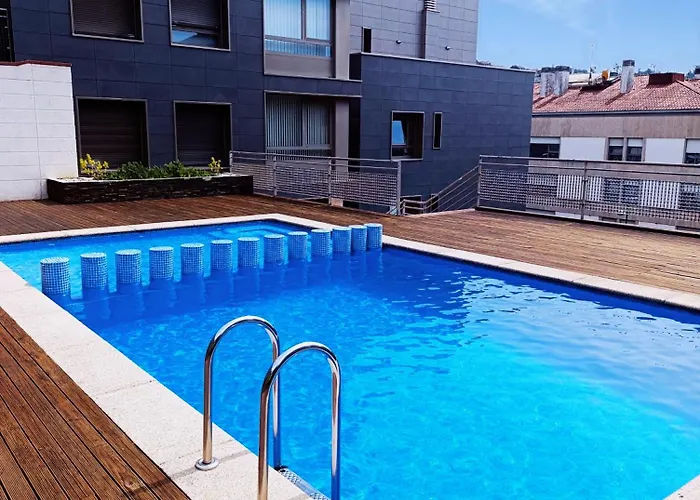 Atico Chill-out De Lujo Con Piscina Y Garaje Gratis Vigo
